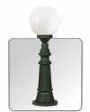 Lampa ogrodowa -  S50B +kula Φ 25cm