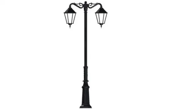 Lampa ogrodowa: S23+2xR40A+2XK7