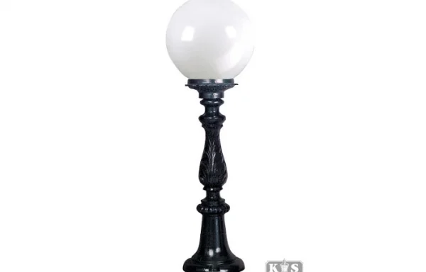 Lampa ogrodowa kula: S9 +kula Φ 25cm
