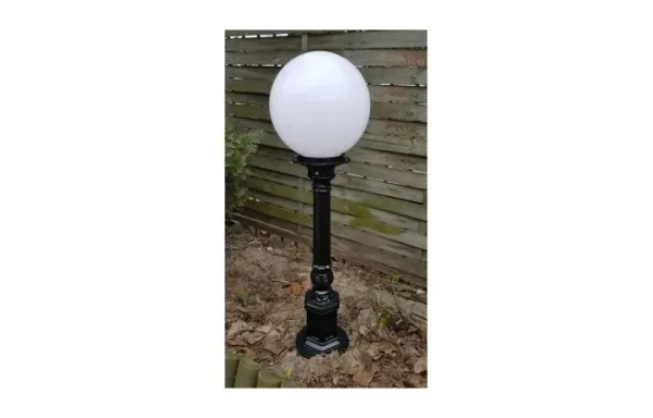 Lampa ogrodowa kula: S81+kulaΦ25cm
