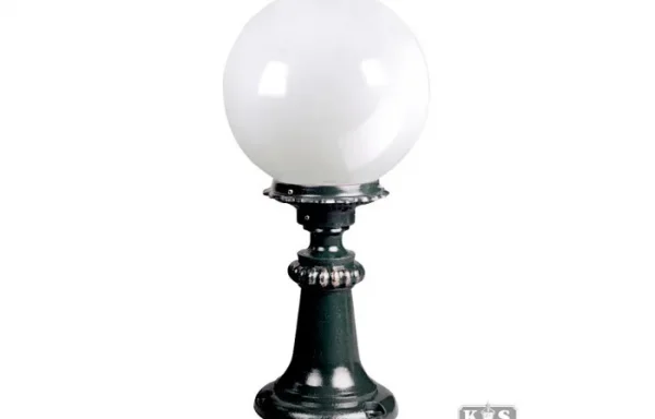 Lampa ogrodowa kula: S9B +kula Φ 25cm